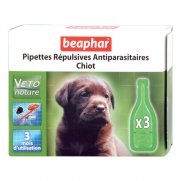 Беафар (Beaphar) БиоКапли для щенков от блох, клещей и комаров 3пипетки