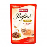 Анимонда (Animonda) Rafinе Adult пауч для кошек с индейкой, телятиной и сыром 100г Анимонда (Animonda) Rafinе Adult пауч для кошек с индейкой, телятиной и сыром 100г