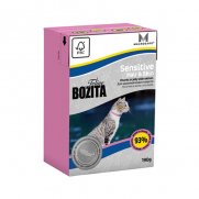 Бозита (Bozita) Sensitive Hair & Skin для кошек с чувствительной кожей и шерстью кусочки в желе с Лососем 190г