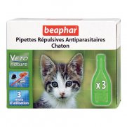 Беафар (Beaphar) БиоКапли для котят от блох, клещей и комаров 3пипетки