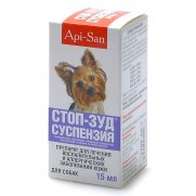 Апи-Сан (Api-San) Стоп-Зуд суспензия для собак при аллергии и воспалении кожи 15мл
