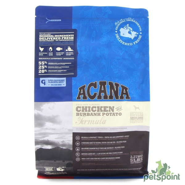 Acana Chicken Potato 2 27 PetsPoint.ru