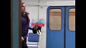Машинист московского метро спас котенка Снегурочку Машинист московского метро спас котенка Снегурочку