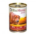 БиоМеню (BioMenu) консервы для собак Цыпленок с ананасом 410г