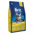 Брит (Brit) сух.для кошек Лосось в соусе 8кг
