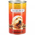 Доктор Алдерс (Dr. Alders) Дог Гарант консервы для собак кусочки в желе Говядина 1230г