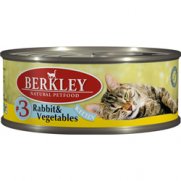 Беркли (Berkley) кон.для котят №3 Кролик с овощами 100г