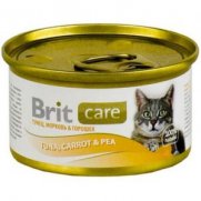 Брит (Brit) кон.для кошек Куриная грудка и сыр 80г